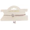 Schmuckkettenarmband mit Zirkonia und Kunstperle für Damen Modisches Accessoire Geschenk