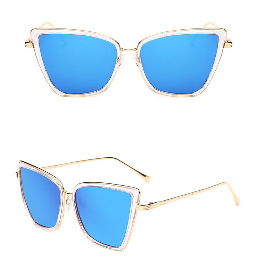 Metal Retro Oversized Sunglasses Women Sexy Cat Eye Luxury Sun Glasses Female Black Gradient Vintage Ladies Oculos De Sol