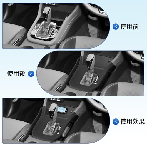 SHAOHAO 2025 New Subaru Forester (6th Generation) Console Mat, Shift Lever Mat for Forester SL5/SLG, Interior Rubber Mat, Non-Slip, Easy to Use, Car S