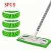 3PCS Cloth Cover Replacement Cloth Washable and Reusable Flat Mop Set