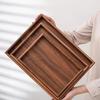South American Walnut Wood Tray Rectangular Tray Tea Tray Household Tea Cup Storage Dessert Tray Restaurant Hotel Kitchen Decors