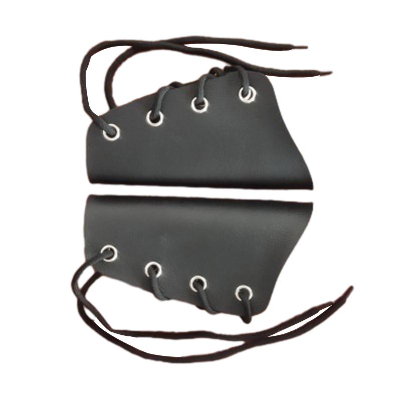 

Средневековые готические перчатки с широкими манжетами, напульсники в стиле панк для косплея, винтажный браслет на шнуровке из искусственной ПУ кожи, древний напульсник для ханьфу