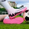 Neue Herren Fußballschuhe Hochwertige Rutschfeste Fußballschuhe für Ultraleicht Hoher Knöchel Outdoor Sport Sportschuhe Innenbereich Futsal Rutschfest