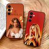 K-Karol G Colombian Latin Singer Phone Case For Samsung Galaxy A73,A72,A71,A70,A53,A52,A51,Others Soft Black Cover