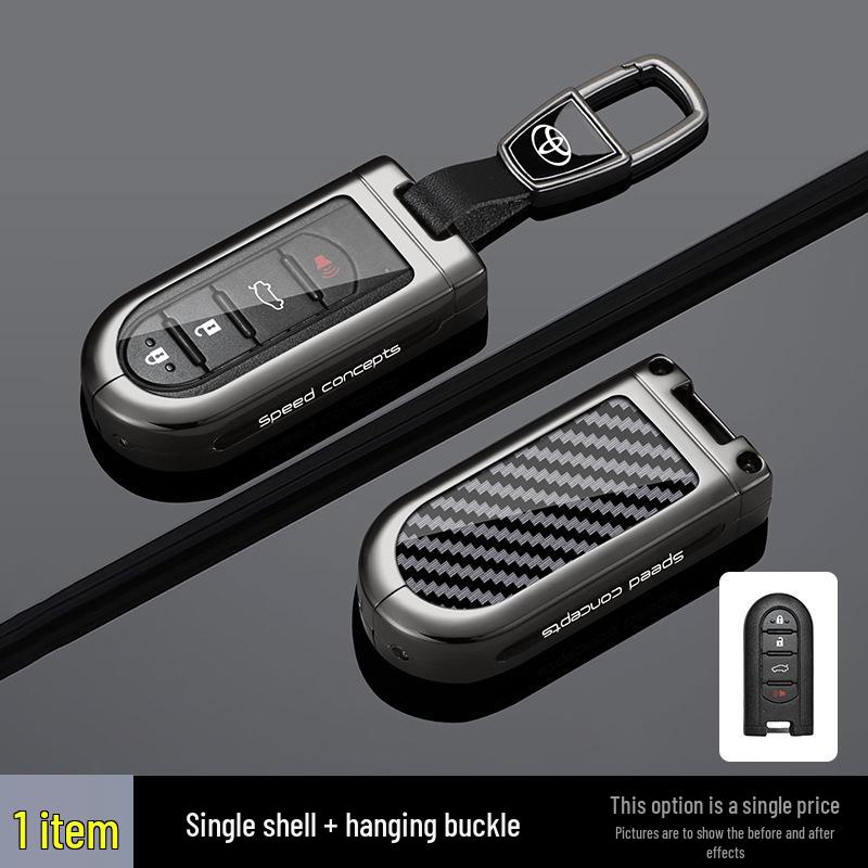 Kompatibelt metallnyckelfodral för Toyota Daihatsu Tanto La600S/610S/150S och Proton Perodua
