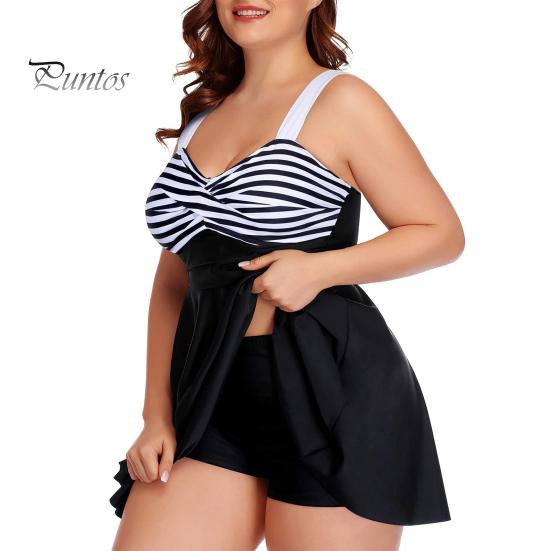 2 Teile/satz Frauen Split Badeanzug Sling Bandeau Flowy Saum Schwimmen Tops Hohe Taille Badehose Set Bademode