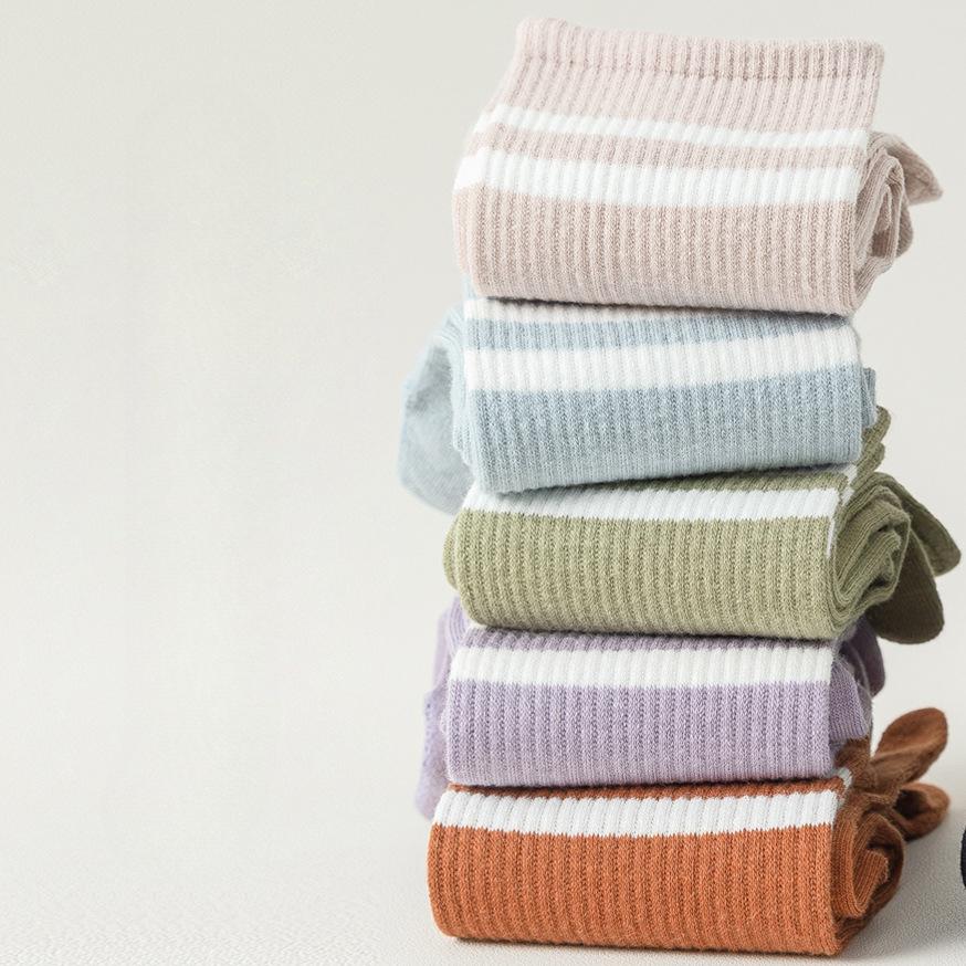 Five-fingered Socks, Women's Mid-calf Socks, Spring and Autumn Cotton Socks, Trendy Split Toe Long Calf Sports Anti-slip Winter Women's Long Socks