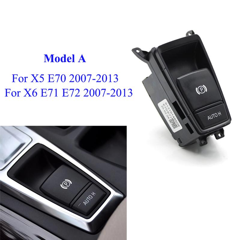 Car Electronic Handbrake Parking Control Switch Auto P H Hold Button Key Assembly for BMW X5 X6 E70 E71 E72 F15 F16 61319148508