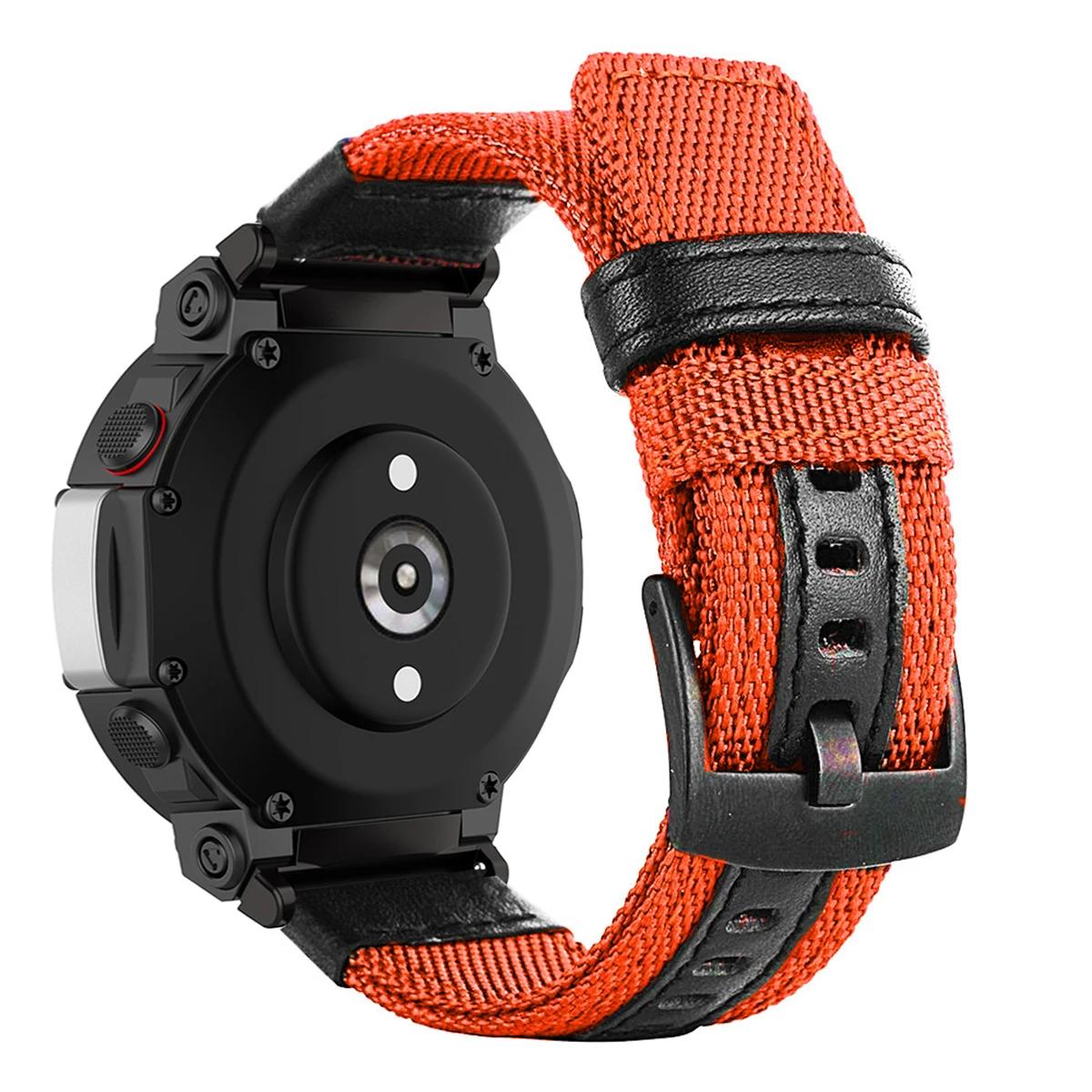 

Новейший нейлоновый ремешок для Amazfit Trex 2 3 Ultra, спортивный браслет для Amazfit Trex Pro T Rex Tyrannosaurus, ремешок для умных часов T-Rex 3 оранжевый