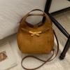 Women'S Shoulder Bag Simple Single Shoulder Bag Fashiable Bucket Bag Pu Leather Crossbody Handbag For Daily Use Shopping