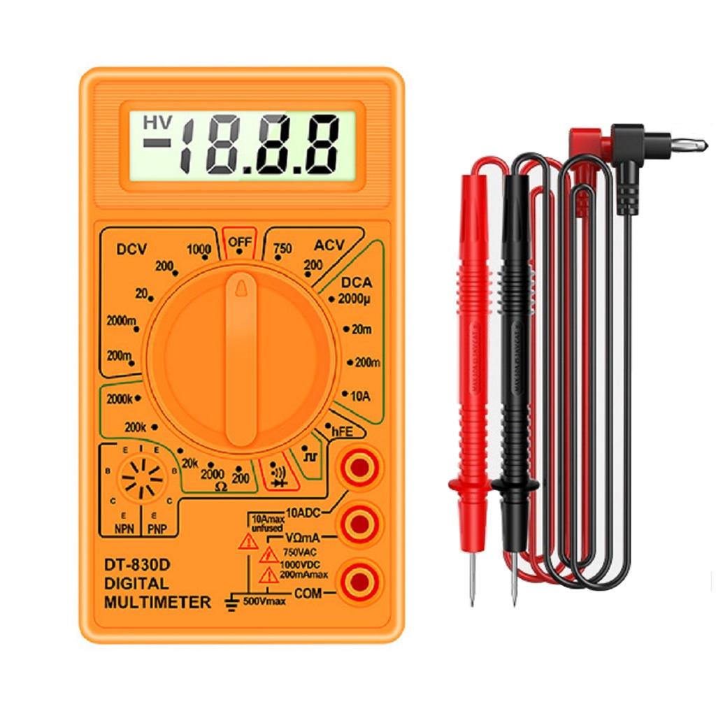 For Field Testing Digital Multimeter Digital Multimeter Continuity Buzzer Square Wave Output Low Battery Alarm