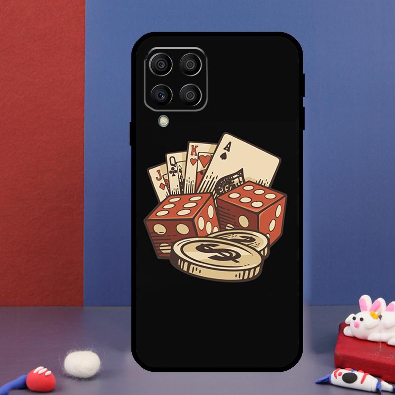 Las Vegas Casino Poker For Samsung Galaxy M14 M34 M54 M33 M13 M23 M53 M15 M55 M31 M51 M20 M30s M32 M52 Phone Case