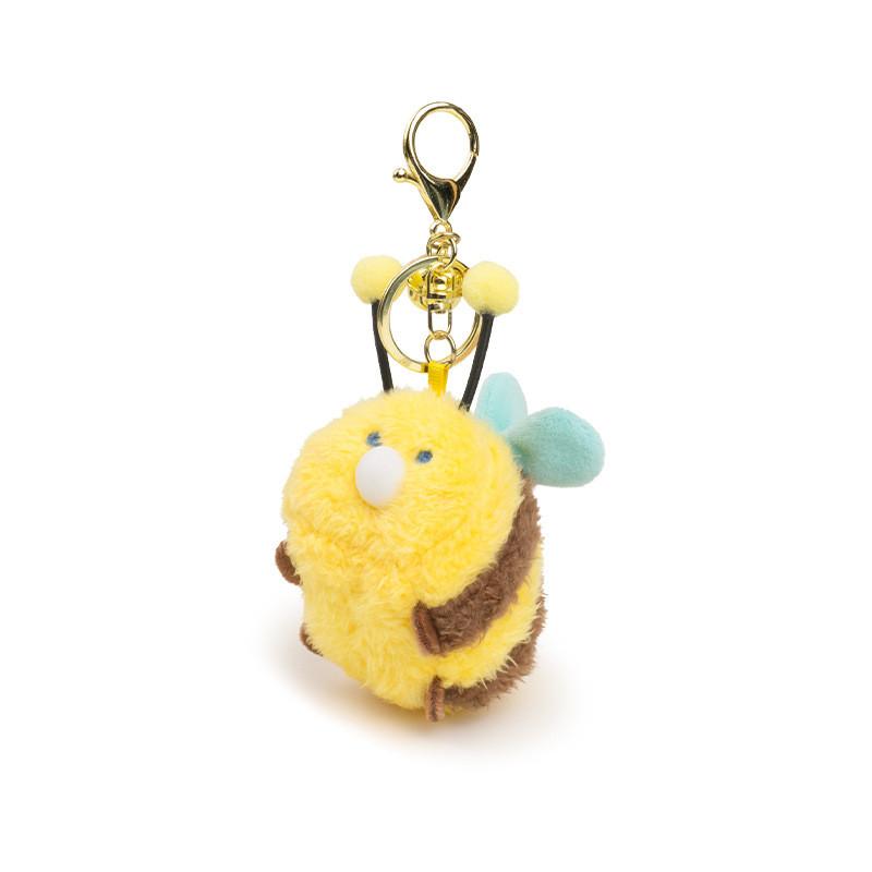 Capybara Bee Backpack Bees Spit Bubbles Plush Keychain For Kids And Bag Decor