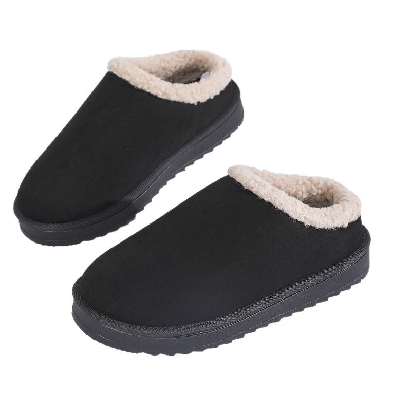 Damen Birkenstock Schneestiefel in weiter Weite, Plüschgefütterte Vintage Clogs, Niedrig geschnittene Winterstiefeletten für Damen