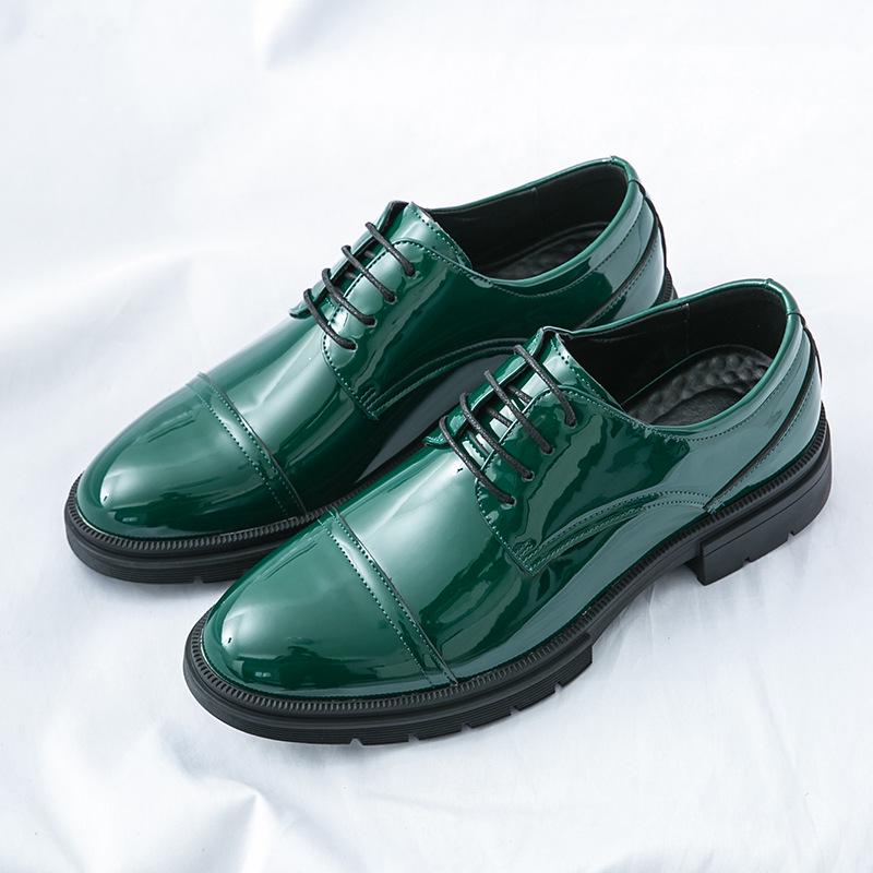 Men s Fashion Plus Size Autumn Leather Shoes - Casual Korean Style Business & Wedding 38