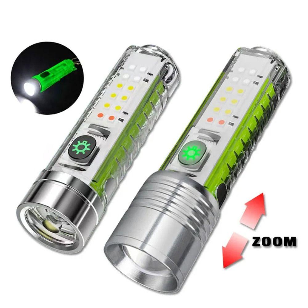 Fluorescent Rechargeable Flashlight Multi-function Handheld Lamp Car Repairing