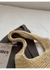 European & American Mori Style Single Shoulder Straw Woven Bag - Casual, Versatile, Large Capacity Beach Holiday Bag.