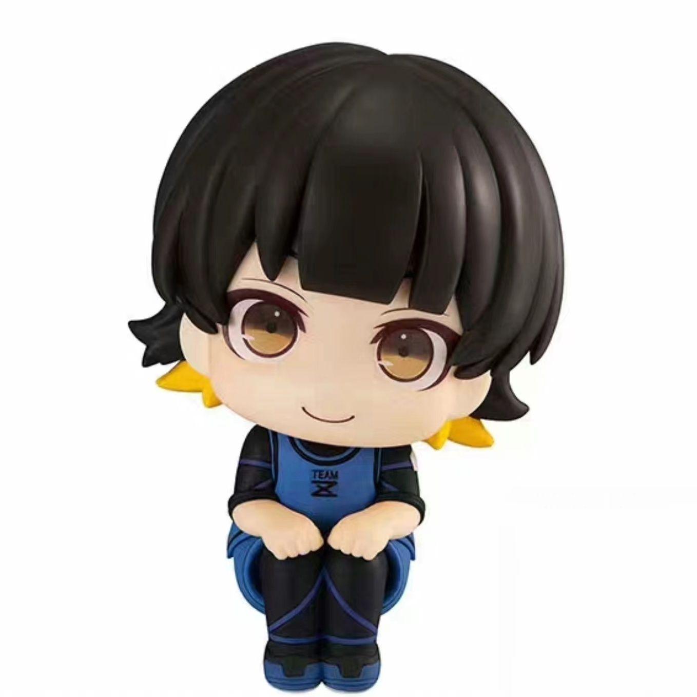 

Ручные фигурки Blue Lock Clean World Ichi, Fenglehui, Nagi Seishirou и Chigiri Hyoma для украшения корпуса компьютера, подарок Bee Le Hui-10cm