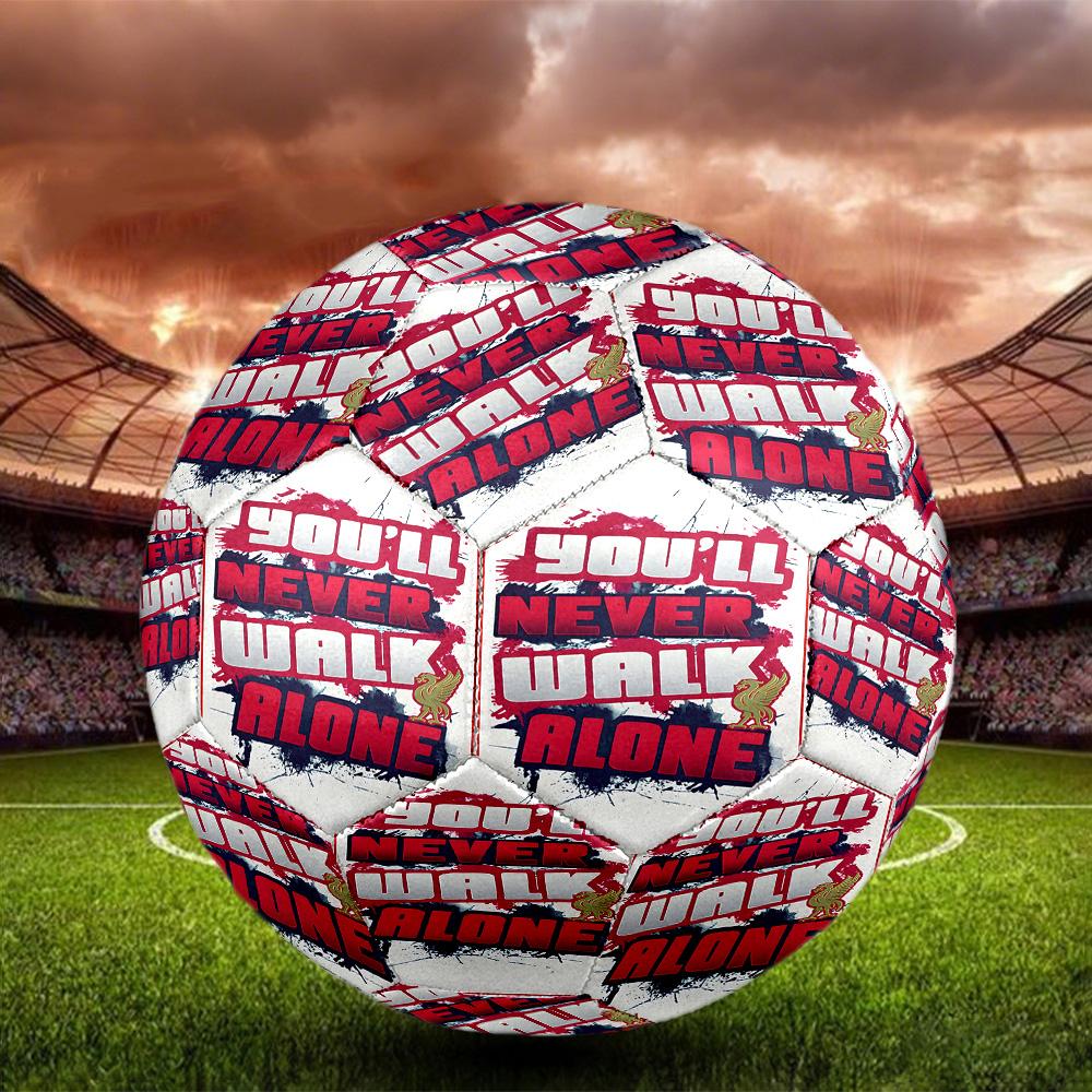 Football team.C Print Size 5 Soccer Ball, Standard Match Football for Sports Game and Team Practice, Ideal Gift for Soccer Fans