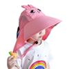Kid Hat Summer Cap Sun Thin Breathable Large Brim Fisherman Hat Children UV Protection Going Out Beach Sun Caps