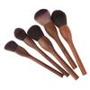 1Pc Vintage Wood Handle Makeup Brush High Quality Walnut Loose Powder Blush Foundation Contour Brush
