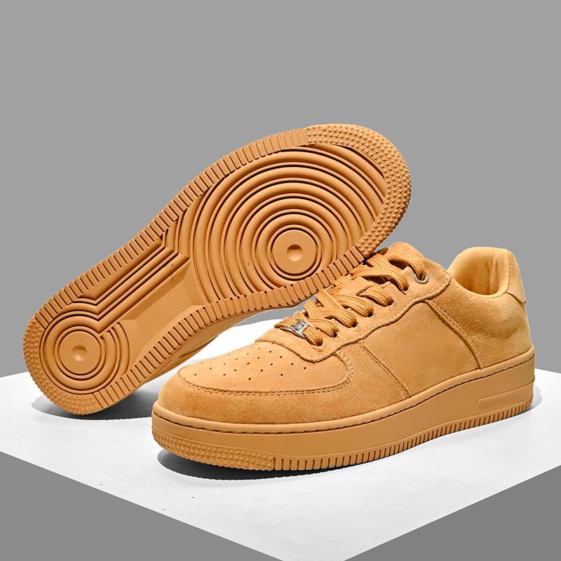 Men's Low-Top Sneakers Casual Leather Shoes 38-44