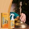 Limited time!!Jakehoe Brass Polishing Cleaning Spray Decontamination Polishing Bright Gentle Maintenance Brass Care Spray
