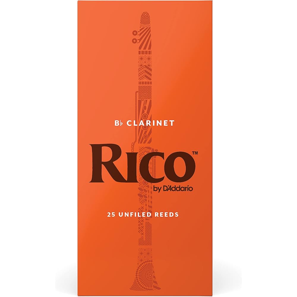 D'Addario WoodWinds Daddario Reed for Bb Clarinet RICO RCA2535 [Hardness: 3.5] Pack of 25 [Domest...