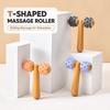Wood Handle Roller Massage Stick Spiky Roller Body Massage Tool Massage Roller  Muscle Relaxation