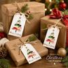 50 Sheets Handmade 3D Effect Label 10m Rope Paper Hang Tags  Clothes Packaging
