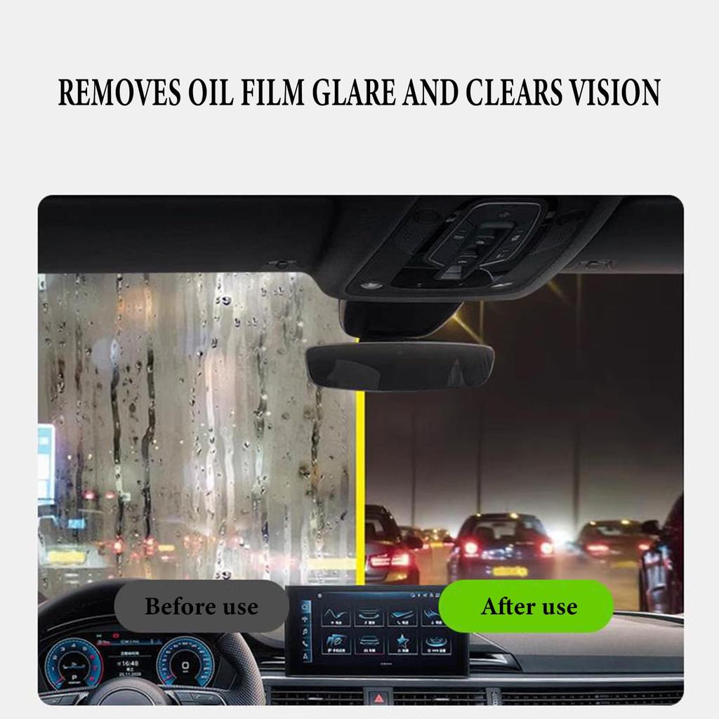 Automotive film cleaning brush, 120ml car glass film remover, versatile glass
