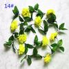 24m Silk Long Rose Fake Flower Ivy Vine Leaf Garland Wedding Party Home Decor