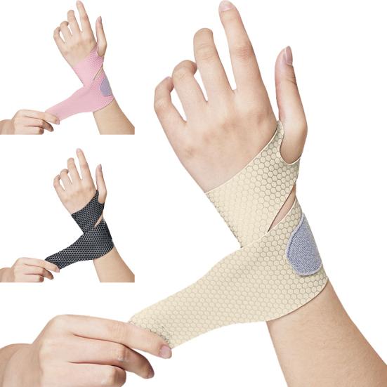 Wrist Brace Sport Slim Wrist Wrap Adjustable Soft Breathable Adjustable Carpal Tunnel Relief Light Support Support Right Left Hand