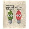 David Olenick Seasonal Employment Silky Supersoft Blanket