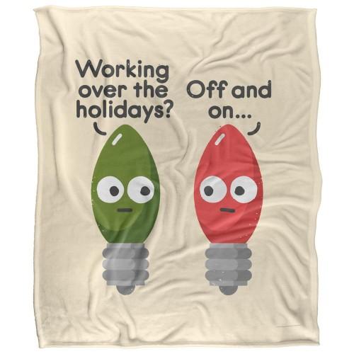 David Olenick Seasonal Employment Silky Supersoft Blanket