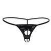 Menn Undertøy Patent Leather Thong Bikini Jock Straps Undertøy