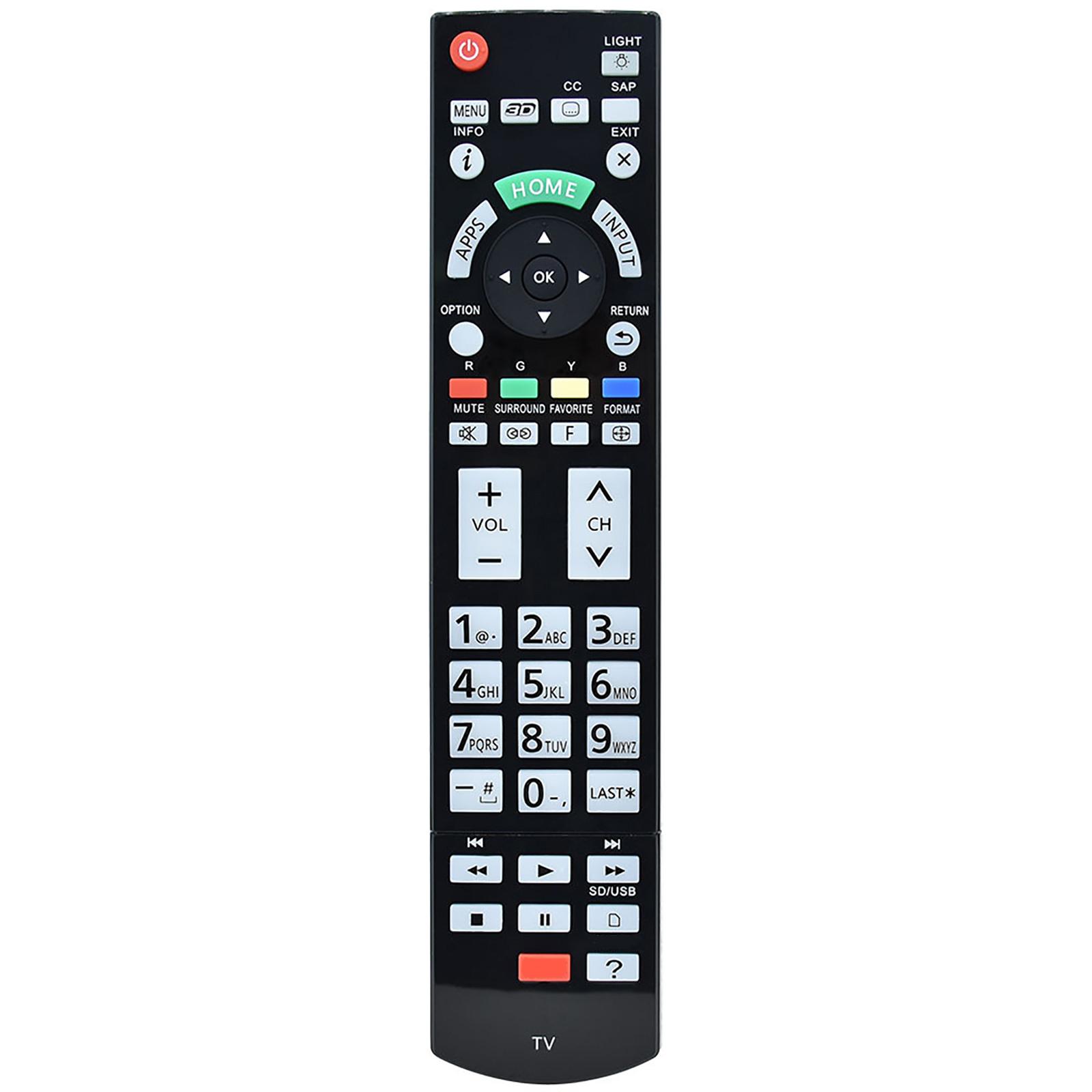 

Universal TV Remote Control N2QAYB000862 For TC-P55VT60 TC-P65ST60 TC-P60ST60 TC-P55ST60 TC-P50ST60 TC-P60ZT60