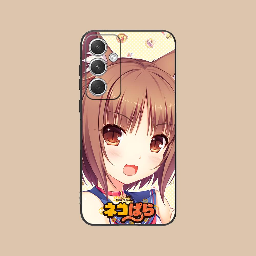 

Nekopara Azuki Phone Case for Samsung Galaxy S26 S25 S24 S23 S22 S21 S20 Note20 Plus FE Ultra Soft TPU Shockproof Cover Galaxy Note20