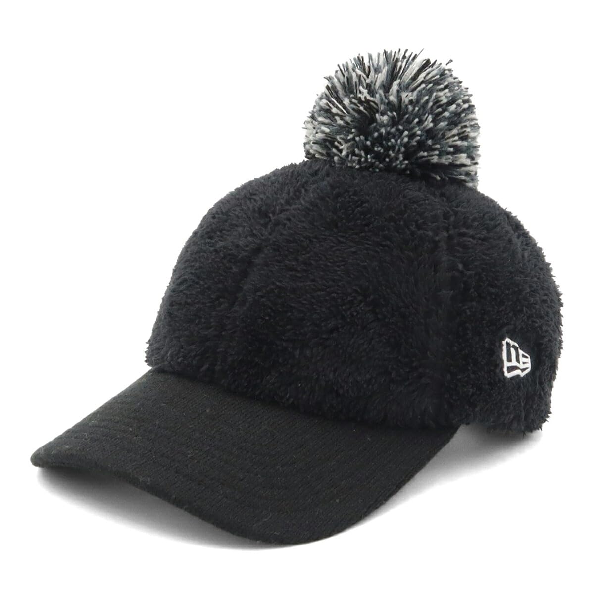 

Кепка New Era 9TWENTY Mink Fleece для гольфа, размеры 920 MINK FLEECE POM, женская, черная, M/L (GFW BLK) чёрный