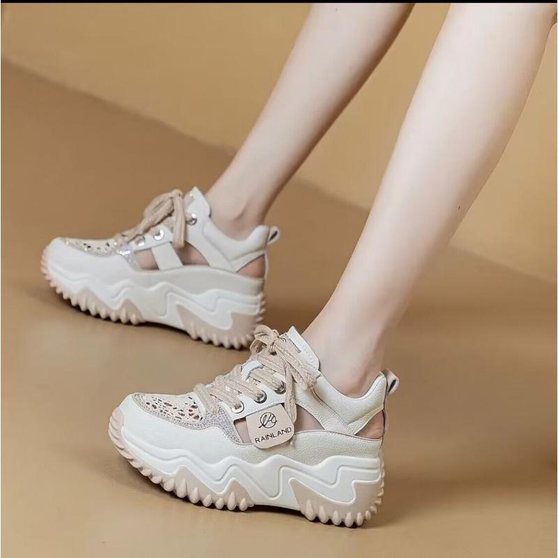 Summer Women's Shoes New Flat Bottom Casual Women's Net Shoes