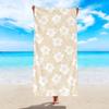 1 Stück Hibiskus Strandtuch, ultrafeine Faser schnell trocknend saugfähiges Badetuch, Outdoor Schwimm Sport Strandtuch