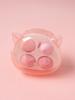 Cute Cat Makeup Sponge Set with Storage Case (4 Pcs)
