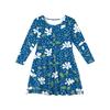 Girls' Summer Princess Dress - Long Sleeve A-Line T-Shirt Dress