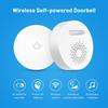 Self Power Wireless Doorbell with Adjustable Sound Level Long Distances Signal Elegant Designs for Household Use