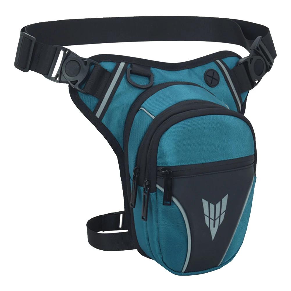 Men Rider Bum Drop Thigh Bag Waterproof Motorcycle Leg Side Bag Motorcycle Riding Shoulder Cross Body Thigh Hip Belt Waist Bags