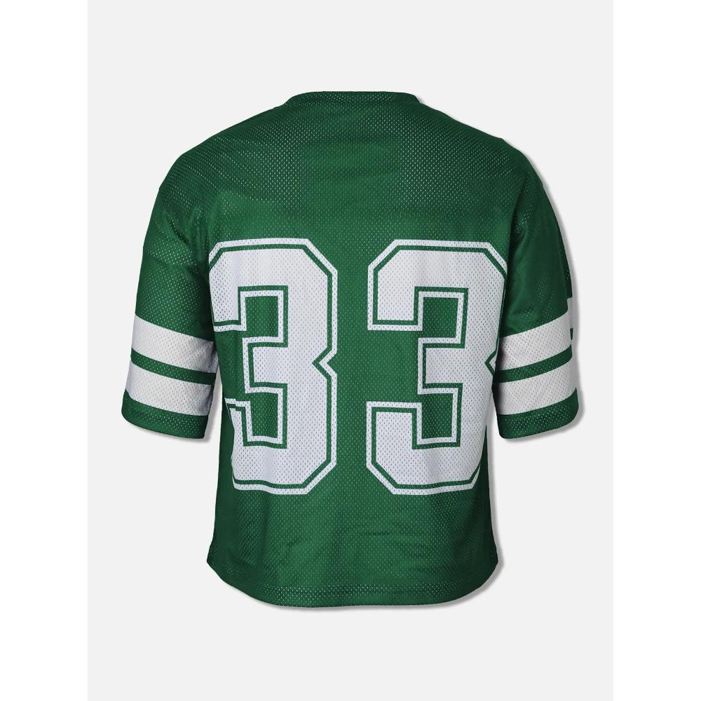 NO.33 Jersey Shirts Mesh Number Graphic Crew Neck Short Sleeve Streetwear Tee Tops