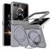 360 Rotating Magnetic Kickstand Skin Feel Case for Samsung Galaxy Z Flip 8 Shockproof for Magsafe Axis Protection Slim fit Cover