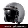Best-Selling 3/4 DOT Motorcycle Helmet for Men & Women – Retro Scooter/Moped/Cruiser Style