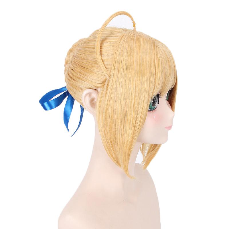 

Аниме Судьба Ночь Судьбы Фейтзеро Сейбер Синий Рыцарь Платья Косплей Костюмы Костюм Wig Only,One Size Fit Most