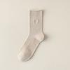 5/10 Pairs Comfortable Casual Autumn Winter Socks for Women Korean Style Instagram Inspired Lace Mid Calf Socks Bow Embroidery Loose Fit Pile Socks